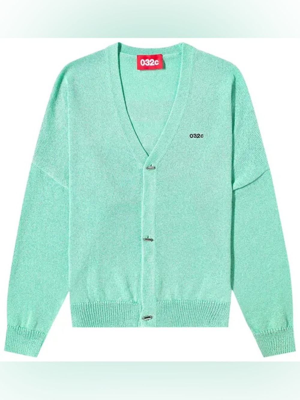 032c RARE St. Marks Off Green Oversized Cardigan Medium SS26